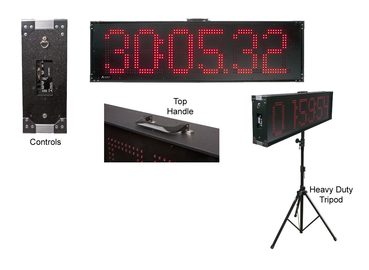 Sport & Race Clock Timer Packages, Tripod , Marathon Clock timer, Race Clocks & Sport Timers